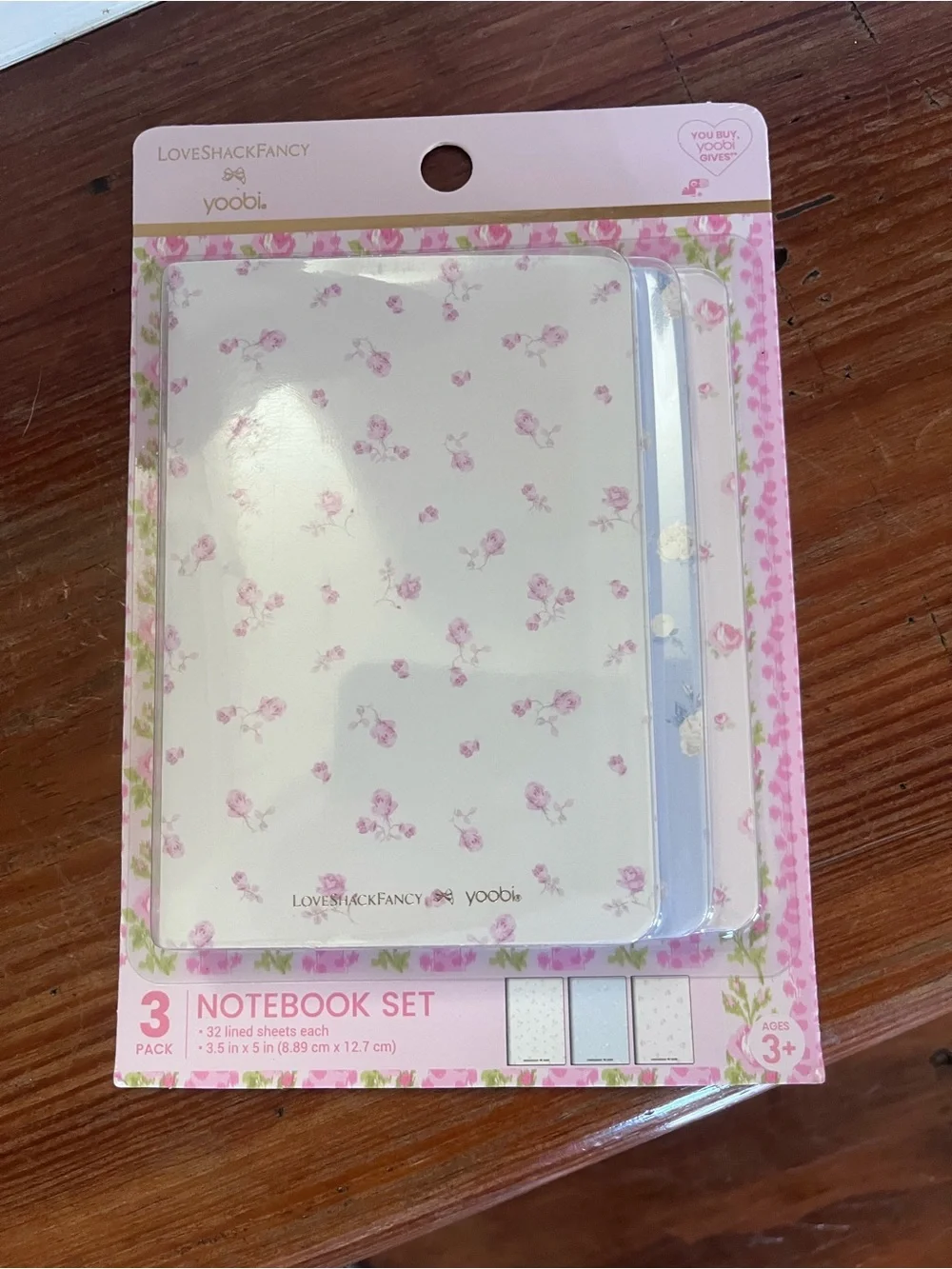 LoveShackFancy x Target - Yoobi 3pk Mini Journals